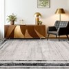 Large Washable Rug 9x12 Modern Border Rug Soft Thin Low Pile Floor Carpet, Non Shedding & Non Slip, Indoor Foldable Printed Accent Mat for Open Floor - 4 of 4