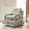 Gianluca Traditional Slipcover Washable Swivel Chair with Removable and Reversible Cushions | HULALA HOME-Jeacobean - 2 of 4