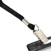 SICURIX Flat Lanyard with Bulldog Clip, Black, Pack of 100 - 4 of 4