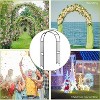 Metal Pergola Arbor, Easy Assemble Garden Arbor for Various Climbing Plant Wedding Garden Arch Bridal Party Decoration - 4 of 4