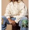 Women's Cozy in Cable Cardigan - POL - 2 of 4