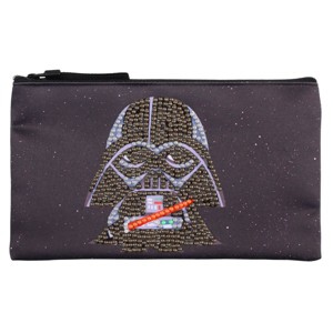 DIAMOND DOTZ Diamond Painting 7" Zipper Pouch Activity Kit, Star Wars Darth Vader - 1 of 4