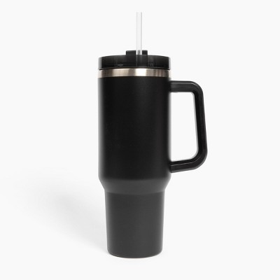 Sweet Water Decor Black 40 oz Stainless Steel Tumbler