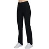 Reebok Womens Highrise Running Compression Athletic Pants, Black, Large - 2 of 4