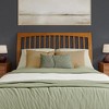 AFI Furnishings Orleans Queen Sleigh Solid Wood Slat Headboard, Light Toffee - 2 of 4