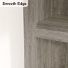 Coolmee 71" Tall Bookcase w/Adjustable Shelves, 5 Tier Farmhouse Bookshelf with Wooden Legs, Rustic Book Shelf for Living Room Office Library - 4 of 4