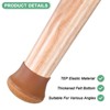 Unique Bargains Silicone Round Chair Leg Caps Floor Protectors 32 Pcs - 2 of 4