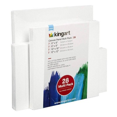 28pc Canvas Panels - Kingart