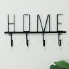 VIP Metal 15 in. Black Home Wall Decor with Hooks - 2 of 4
