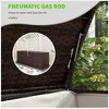 Gulches 175 Gallon Outdoor Storage Box with Inner Liner, PE Rattan  Deck Box for Indoor, Patio Furniture Cushions, Pool Toys, Garden Tools, Brown - 3 of 4
