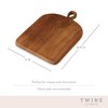 Twine Small Serving Board, Charcuterie Boards Accessories Appetizer Serving Tray, Small Cutting Board Acacia Wood Serving Tray Set of 1 - 3 of 4