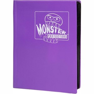 Monster Binder - 4 Pocket Trading Card Album - Matte Purple - Holds 160 Yugioh  Magic  and Pokemon Cards - 1 of 3