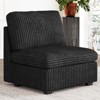 Belffin Corduroy Modular Center Seat - Armless Storage Module with Removable Washable Cover - 4 of 4