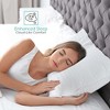 Nestl Set of 2 Soft and Fluffy Down Alternative Pillow , 100% Cotton Pillow with Polyester Fiber Filling - image 4 of 4