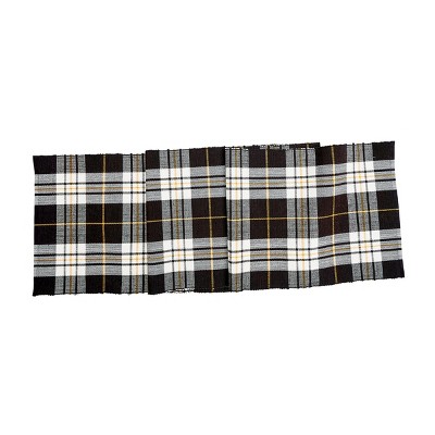 C&F Home 13" x 72" Parker Black & Yellow Table Thanksgiving Table Runner