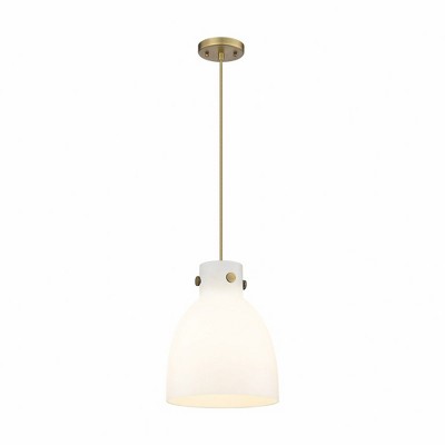 Newton Bell - 1 Light Pendant In Industrial Style-12.5 Inches Tall and 10 Inches Wide
