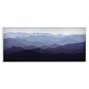Stupell Industries Panoramic Mountains Layered Peaks Wall Plaque Art - 1 of 4