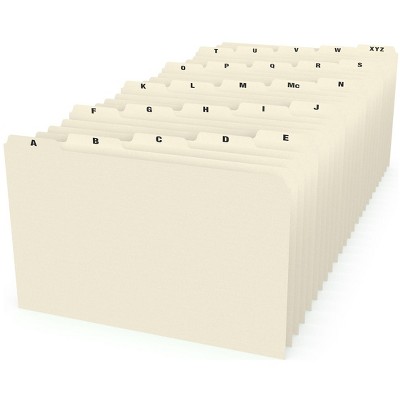MyOfficeInnovations Filing Guide A-Z Index Letter Size Green 25/Set (95PX2125-S) 118273