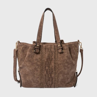 VR NYC Satchel Handbag - Taupe