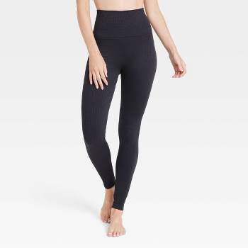 Yogalicious - Women's Polar Lux Fleece Lined High Waist Legging - Spiced  Apple - Small : Target