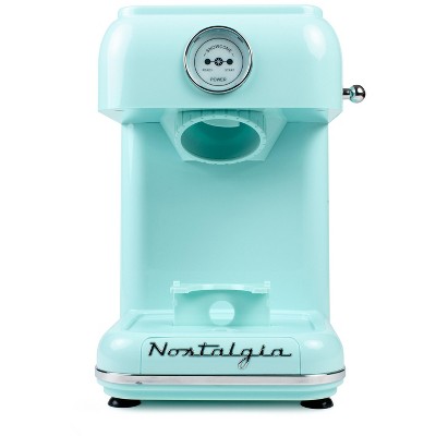 Aqua Retro Snow Cone Maker with Stainless Steel Blades