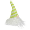 Northlight 7.5" Lime Green and White Striped Hat Spring Gnome - 3 of 4