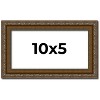 PosterPalooza | Panoramic Sculpted Gold Picture Frame - UV Acrylic, Foam Board Backing, Hanging Hardware - 2 of 4