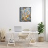 Stupell Industries Modern Blue Brushed Sitting Nude Floating Frame Canvas Art - 3 of 4