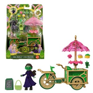 Universal Pictures’ Wicked Emerald City Dessert Cart Toy with Cart, Small Doll & 7 Accessories - 1 of 4