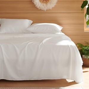 Cooling Sheets - Lyocell Cotton Sheet Set, GentleSoft™, Silky & Breathable Eucalyptus Bed Sheets with Deep Pocket - 1 of 4