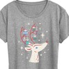 Women's - Instant Message - Christmas Reindeer Antlers Are Ornament Hangers Short Sleeve Graphic T-Shirt - 2 of 4