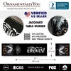 Haunted Horrors 72" Table Runner, Jacquard Halloween Home Black Tablecloth Decoration with Pumpkins and Spiderwebs| OrnamentallyYou - 2 of 4