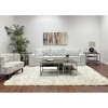 Dexmalle 3-Piece Metal Frame Wood Living Room Coffee Table and 2Tables Set - 3 of 4