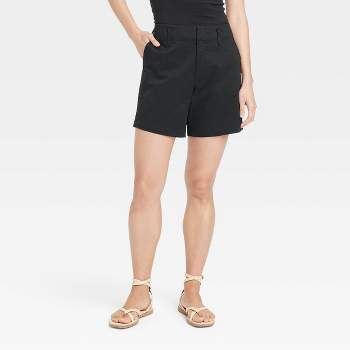 Women's High-Rise Tailored Everyday Shorts - A New Day™