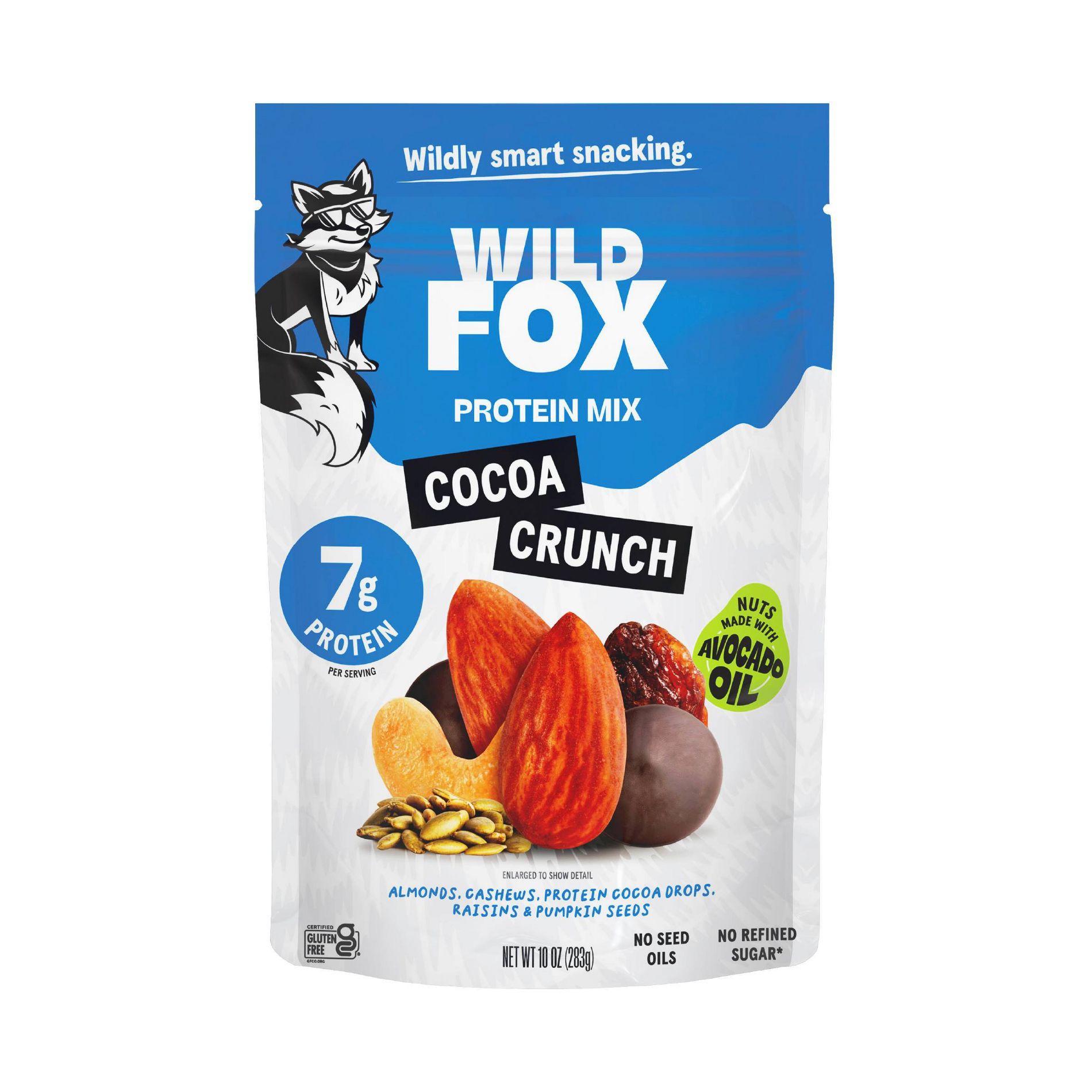 Wild Fox Cocoa Crunch Trail Protein Mix - 10oz