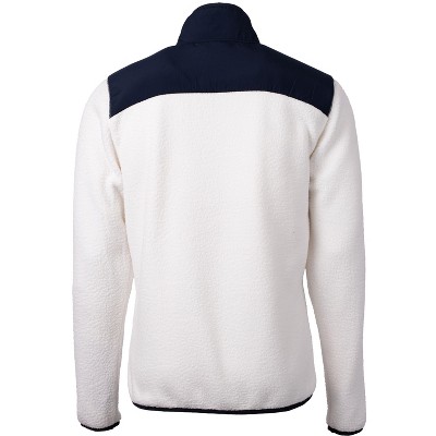 Cutter & Buck Cascade Eco Fleece Mens Full Zip Jacket - Shell/Navy Blue - L — фото 2