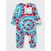 PATPAT Parent-Child Christmas Pajama Set, Christmas Tie-Dye Pajama Set, Includes Plaid Parent-Child Socks - 3 of 4