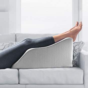 Leg Pillow-Full Foam Top, Leg Rest Elevating Foam Wedge- Improves Blood  Circulation, Relieves and Recovers Injury. - Off White - Bed Bath & Beyond  - 30865883