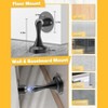 DOMETOUR Magnetic Door Stop Door Stoppers - Stainless Steel Powerful Doorstop Catch for Wall Floor Heavy Duty Hold Door No Drilling, Matte Black - 4 of 4