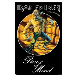 Trends International Iron Maiden - Piece Of Mind Circle Framed Wall Poster Prints - 1 of 4