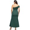Womens Formal One Shoulder Bodycon Rouched Mermaid Maxi Dress - 24seven Comfort Apparel™ - 3 of 4