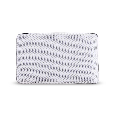 Queen White Gel Memory Foam Pillow with Soft Cover