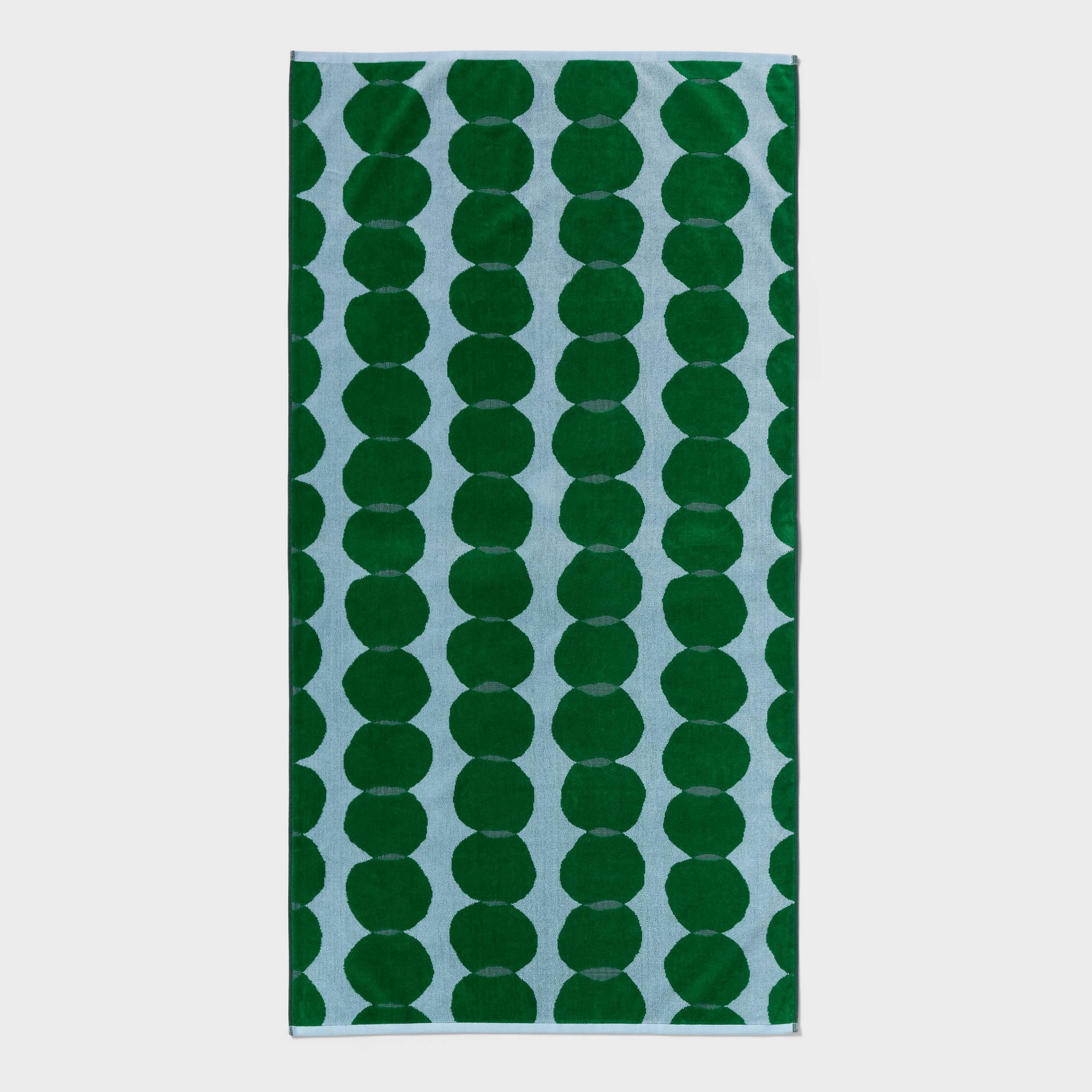 36"x72" Bubble Dot Oversized Beach Towel Green/Blue - Room Essentials™