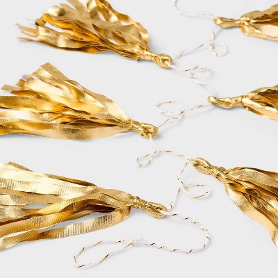 Metallic Gold Tassel Garland - Spritz&#8482;