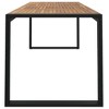 vidaXL Patio Table with U-shaped Legs 78.7 in.x35.4 in.x29.5 in. Solid Wood Acacia - 4 of 4