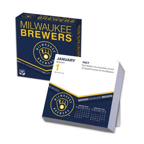 Official Milwaukee Brewers Calendars, Brewers Desk Calendars, Wall  Calendars