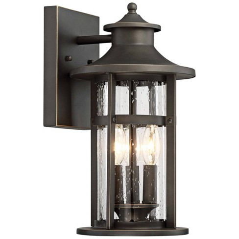 Minka Lavery Modern Outdoor Wall Light Fixture Oil Rubbed Bronze 15 ...