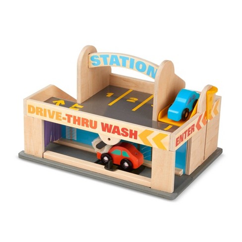 Melissa and doug hot sale stacking car garage