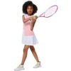 Girls Outdoor Sports Sleeveless Dress with Pockets Tennis Golf Outfit Athletic Sets - 3 of 4