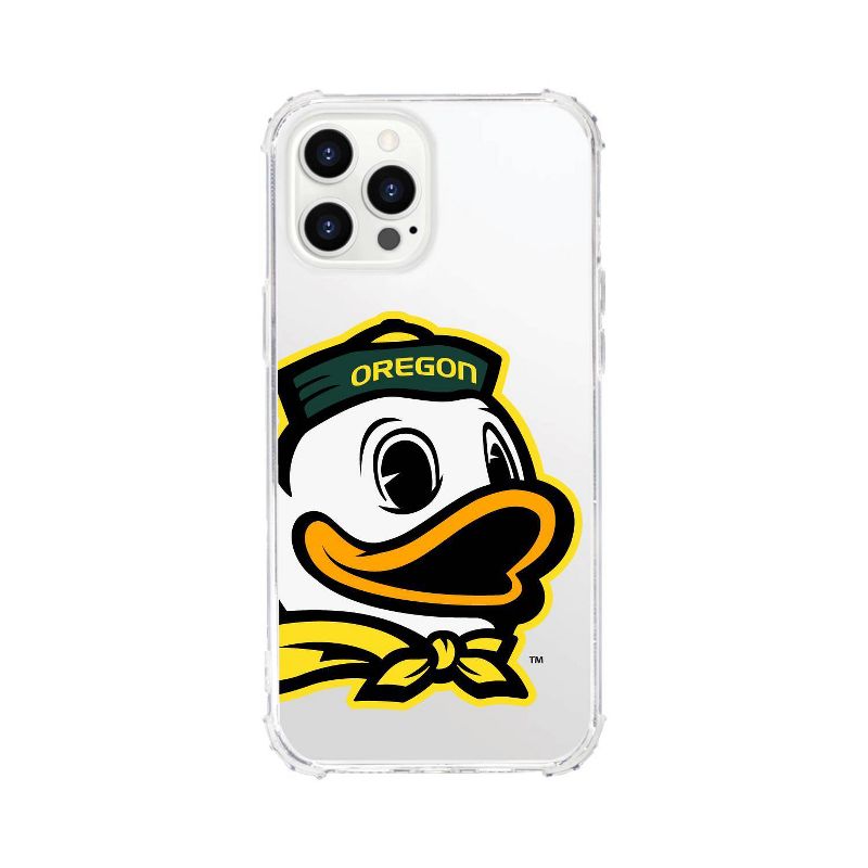 NCAA Oregon Ducks Clear Tough Edge Phone Case - iPhone 12 Pro Max, 1 of 5